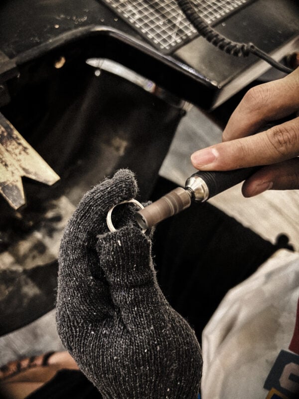 Polishing Silver Ring