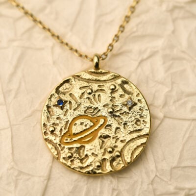 Dainty Saturn Necklace Sn 1200g 4 Min