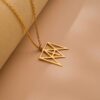 Initial necklace 2