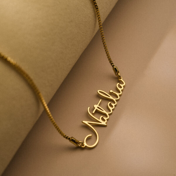 Personalized Gold Initial Necklace 2