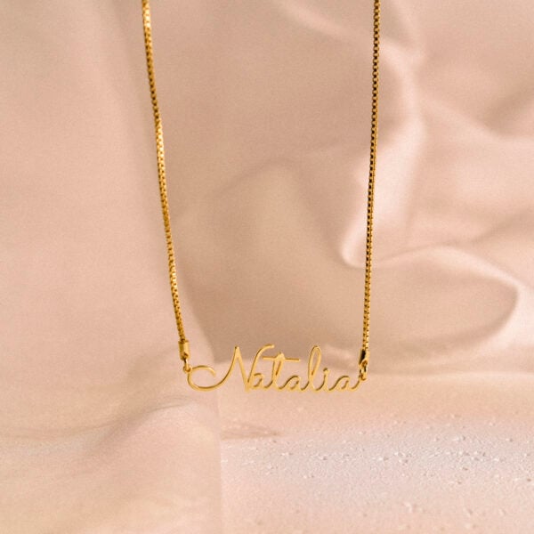 Personalized Gold Initial Necklace 3