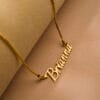 Personalized Silver Initial Necklace 2