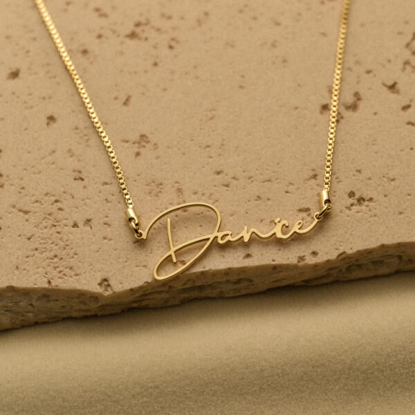 Personalized Silver Name Necklace 1