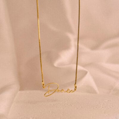 Personalized Silver Name Necklace 3