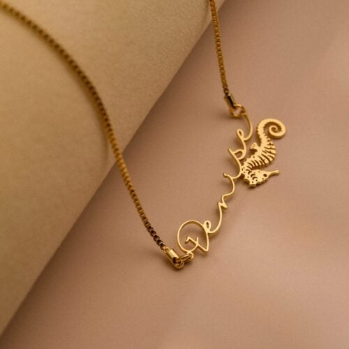 Custom initial necklace 2
