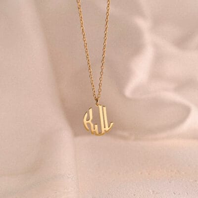 Custom Monogram Necklace 3