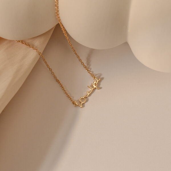 Personalized handwriting necklace 1