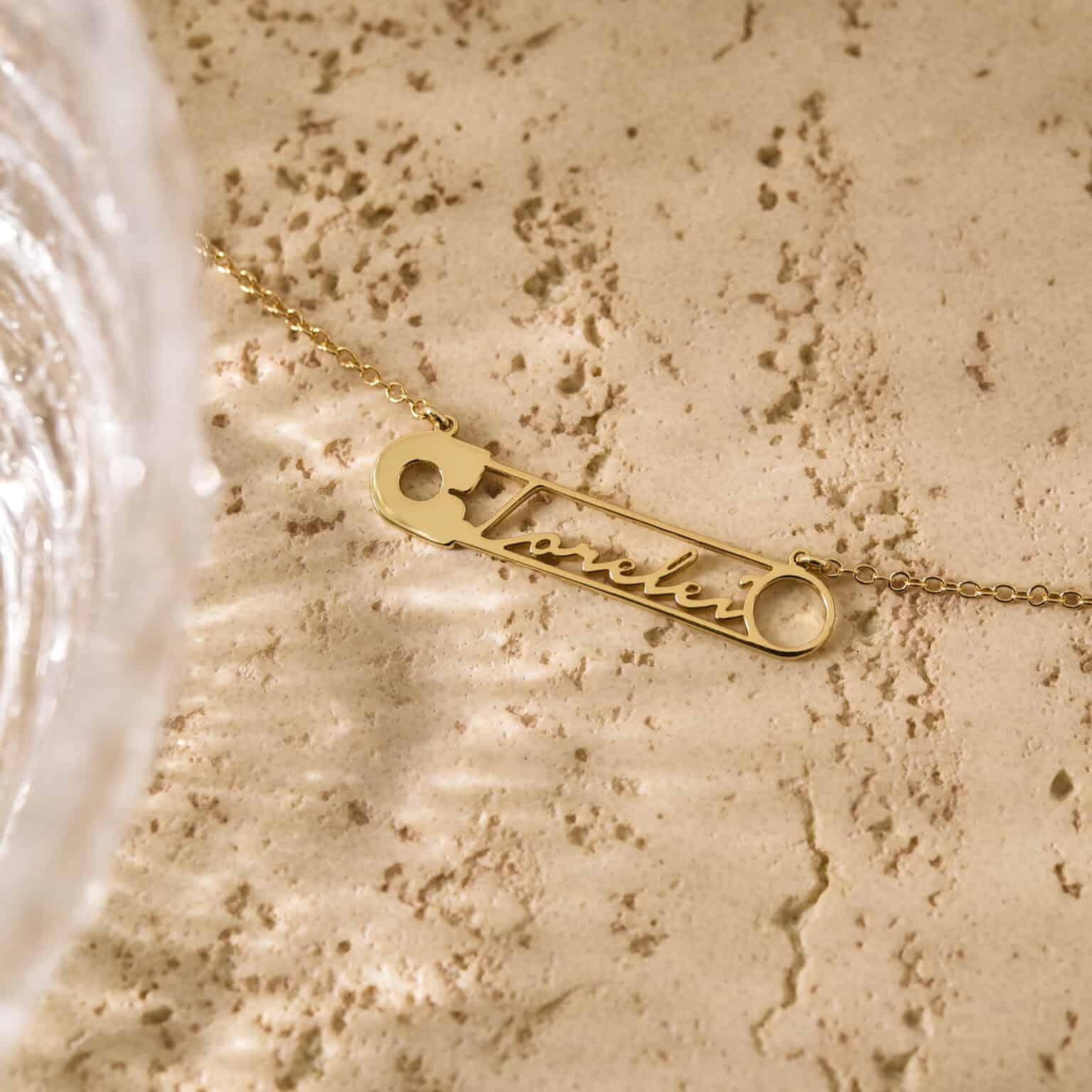 Personalized Pin Necklace