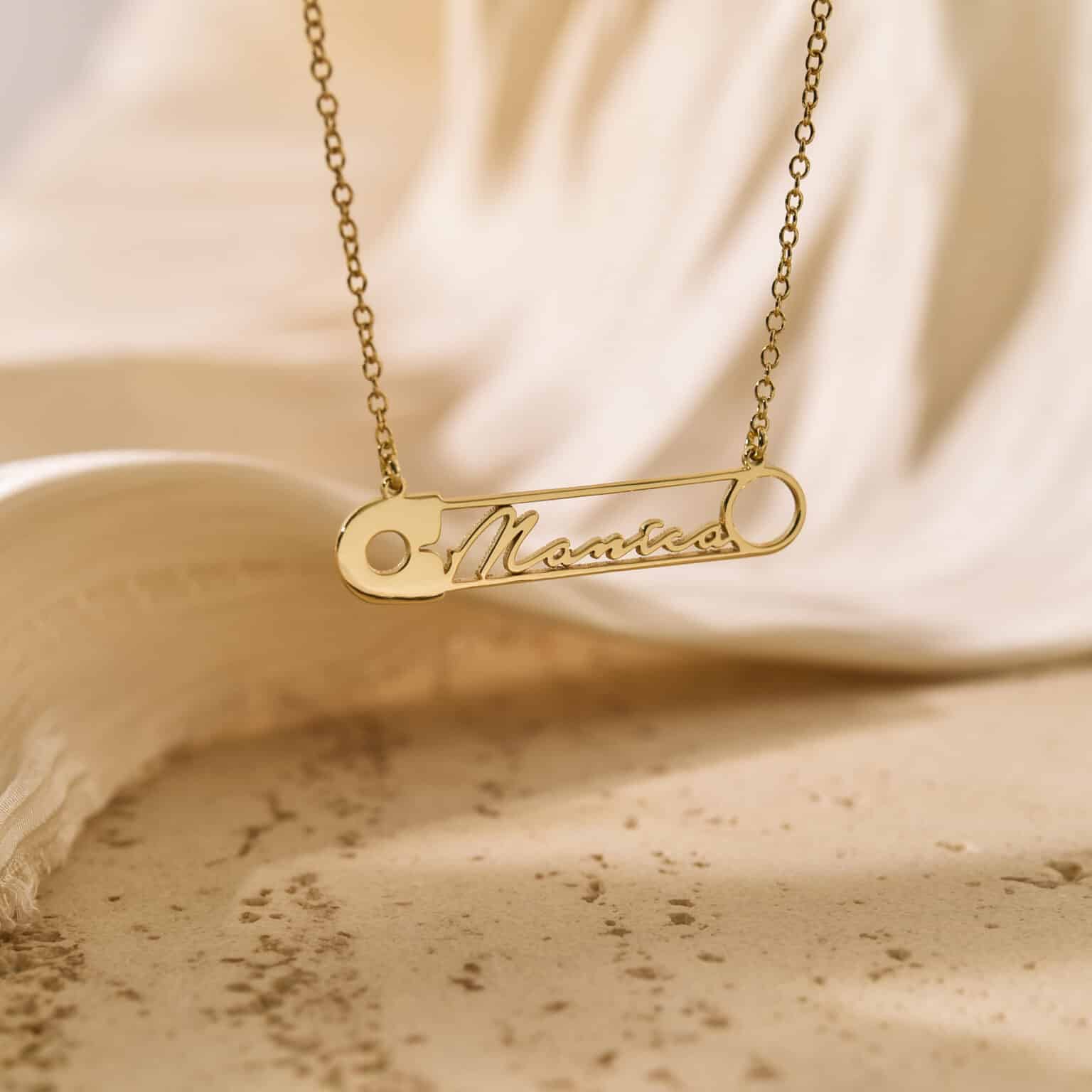 Personalized Pin Necklace