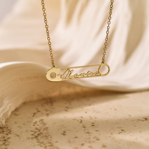 Personalized pin necklace 4