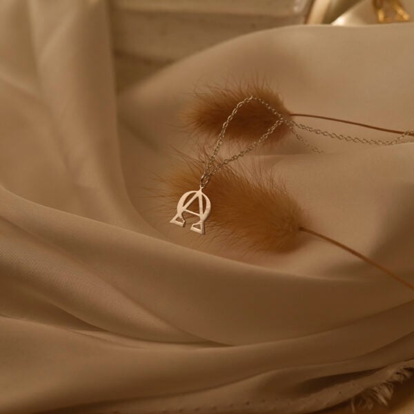 Alpha omega necklace for women