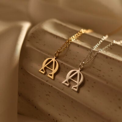 Alpha omega necklace for women 1