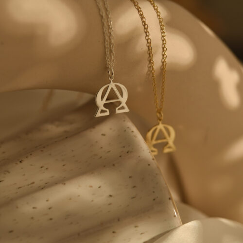 Alpha omega necklace for women 4