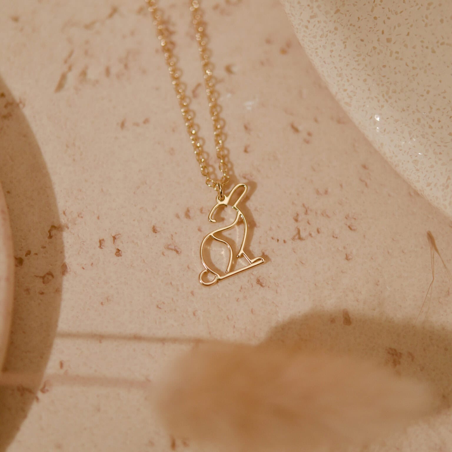 Bunny Pendant Necklace