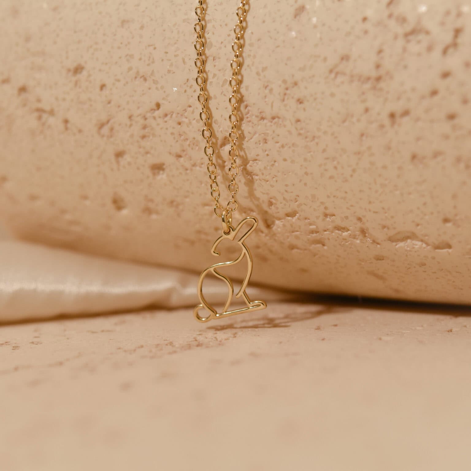 Bunny Pendant Necklace