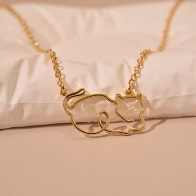 Cat necklace 4