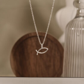 Christian fish necklace 1
