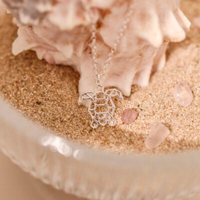Dainty turtle necklace 3