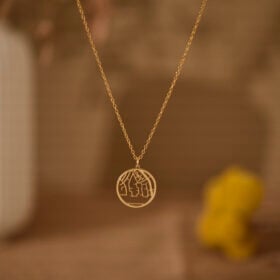 Personalized map necklace 1