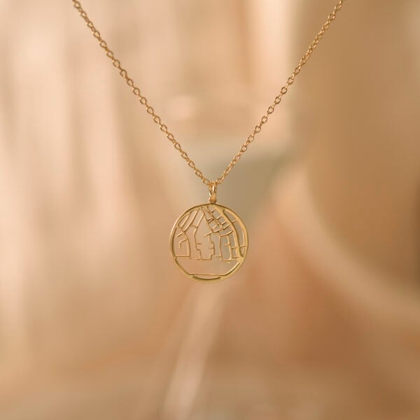 Personalized map necklace 2