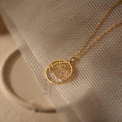 Personalized map necklace 3