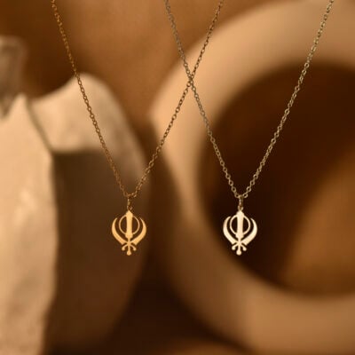 Sikhism symbol necklace 2