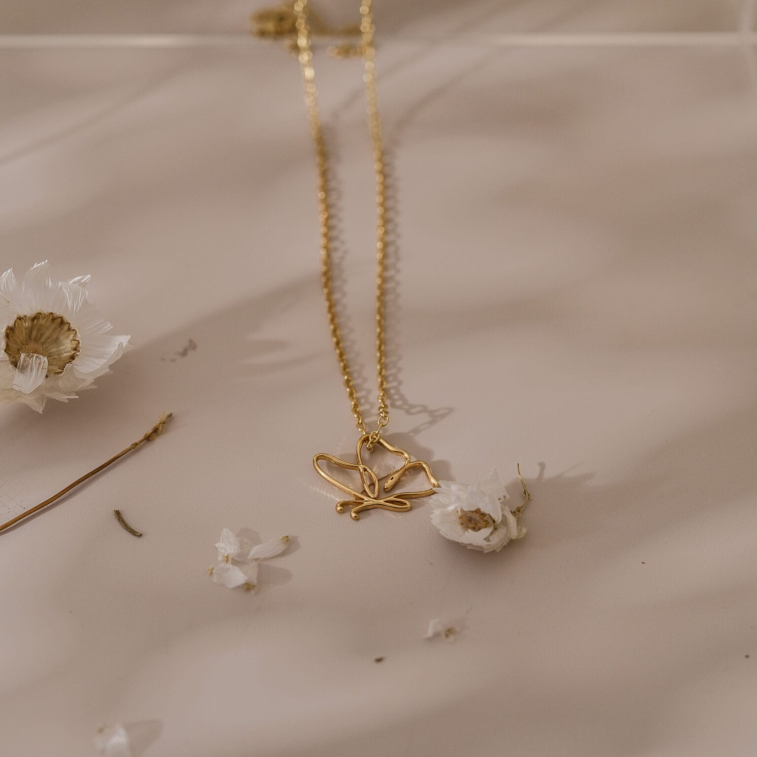 Silver Butterfly Necklace