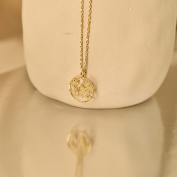 World map necklace 2