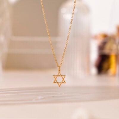 Judaism symbol the star of david necklace 3