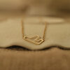 Dainty airplane necklace 2