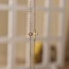 Gold cross necklace 2
