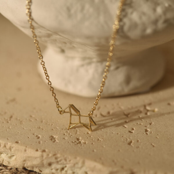 Origami horse necklace 3
