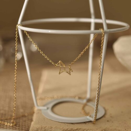 Origami Horse Necklace